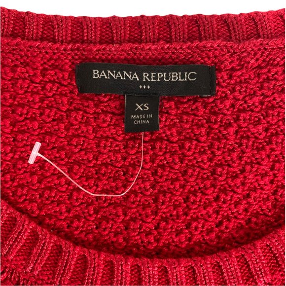 BANANA REPUBLIC Waffle knit crew neck sweater - Picture 6 of 6